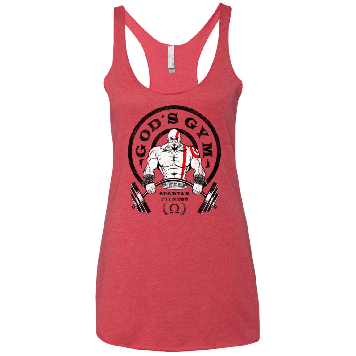 T-Shirts Vintage Red / X-Small God's Gym Women's Triblend Racerback Tank