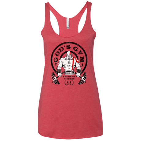 T-Shirts Vintage Red / X-Small God's Gym Women's Triblend Racerback Tank