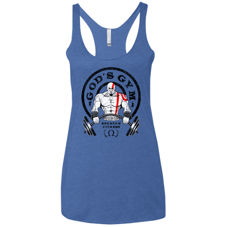 T-Shirts Vintage Royal / X-Small God's Gym Women's Triblend Racerback Tank