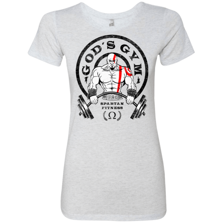 T-Shirts Heather White / Small God's Gym Women's Triblend T-Shirt