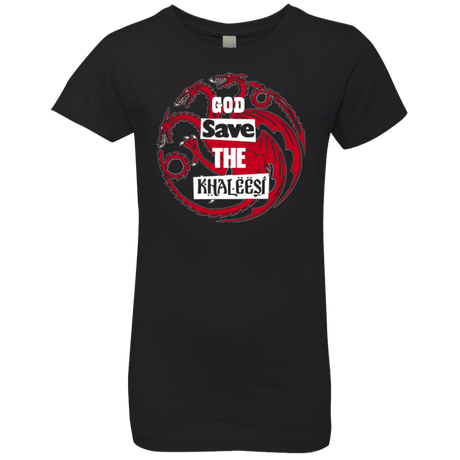 T-Shirts Black / YXS God save Girls Premium T-Shirt