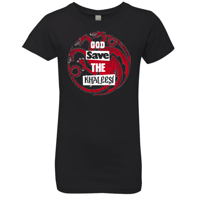 T-Shirts Black / YXS God save Girls Premium T-Shirt