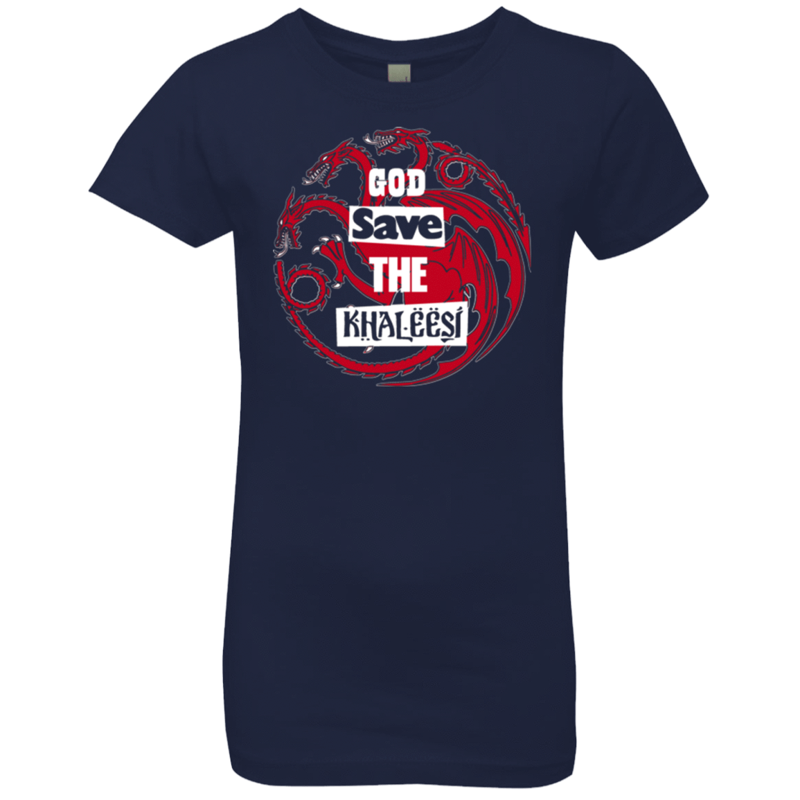 T-Shirts Midnight Navy / YXS God save Girls Premium T-Shirt