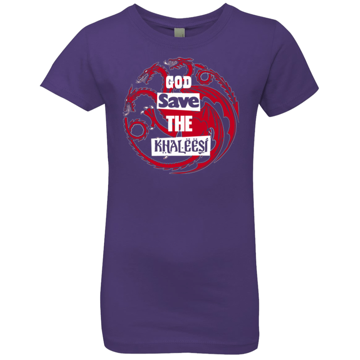 T-Shirts Purple Rush / YXS God save Girls Premium T-Shirt
