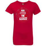T-Shirts Red / YXS God save Girls Premium T-Shirt