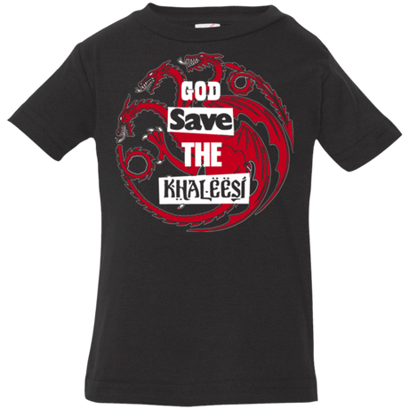 T-Shirts Black / 6 Months God save Infant Premium T-Shirt