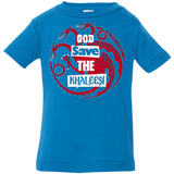 T-Shirts Cobalt / 6 Months God save Infant Premium T-Shirt