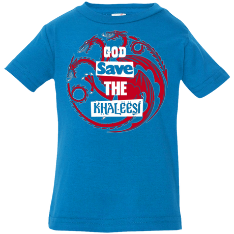 T-Shirts Cobalt / 6 Months God save Infant Premium T-Shirt