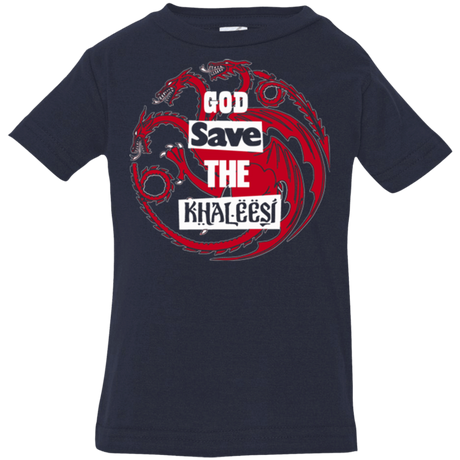 T-Shirts Navy / 6 Months God save Infant Premium T-Shirt