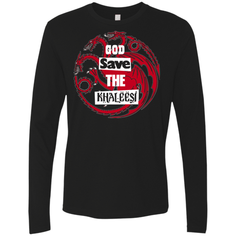 T-Shirts Black / Small God save Men's Premium Long Sleeve