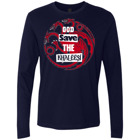 T-Shirts Midnight Navy / Small God save Men's Premium Long Sleeve