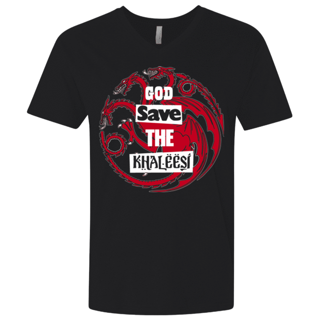 T-Shirts Black / X-Small God save Men's Premium V-Neck