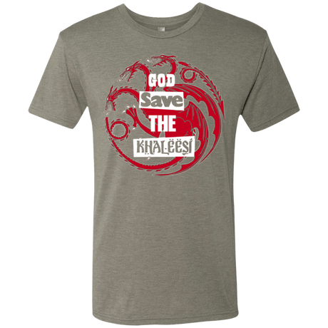 T-Shirts Venetian Grey / Small God save Men's Triblend T-Shirt