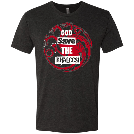 T-Shirts Vintage Black / Small God save Men's Triblend T-Shirt