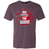 T-Shirts Vintage Purple / Small God save Men's Triblend T-Shirt