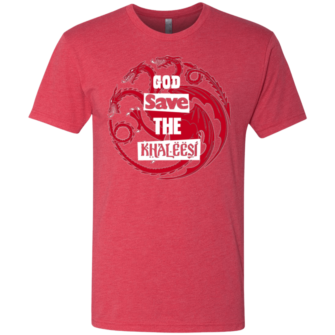 T-Shirts Vintage Red / Small God save Men's Triblend T-Shirt