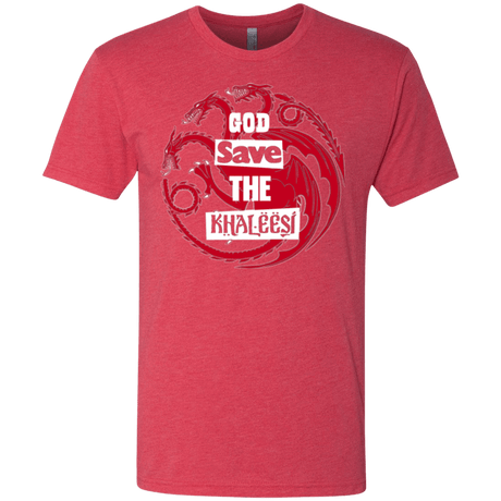 T-Shirts Vintage Red / Small God save Men's Triblend T-Shirt