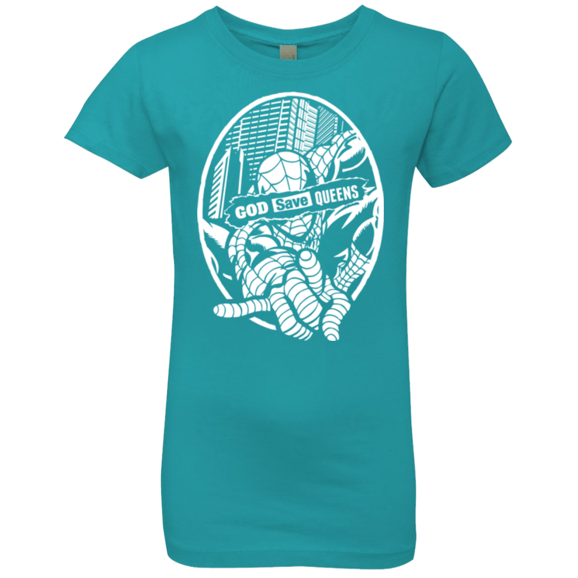 T-Shirts Tahiti Blue / YXS GOD SAVE QUEENS Girls Premium T-Shirt