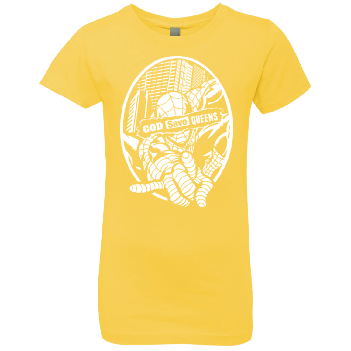 T-Shirts Vibrant Yellow / YXS GOD SAVE QUEENS Girls Premium T-Shirt