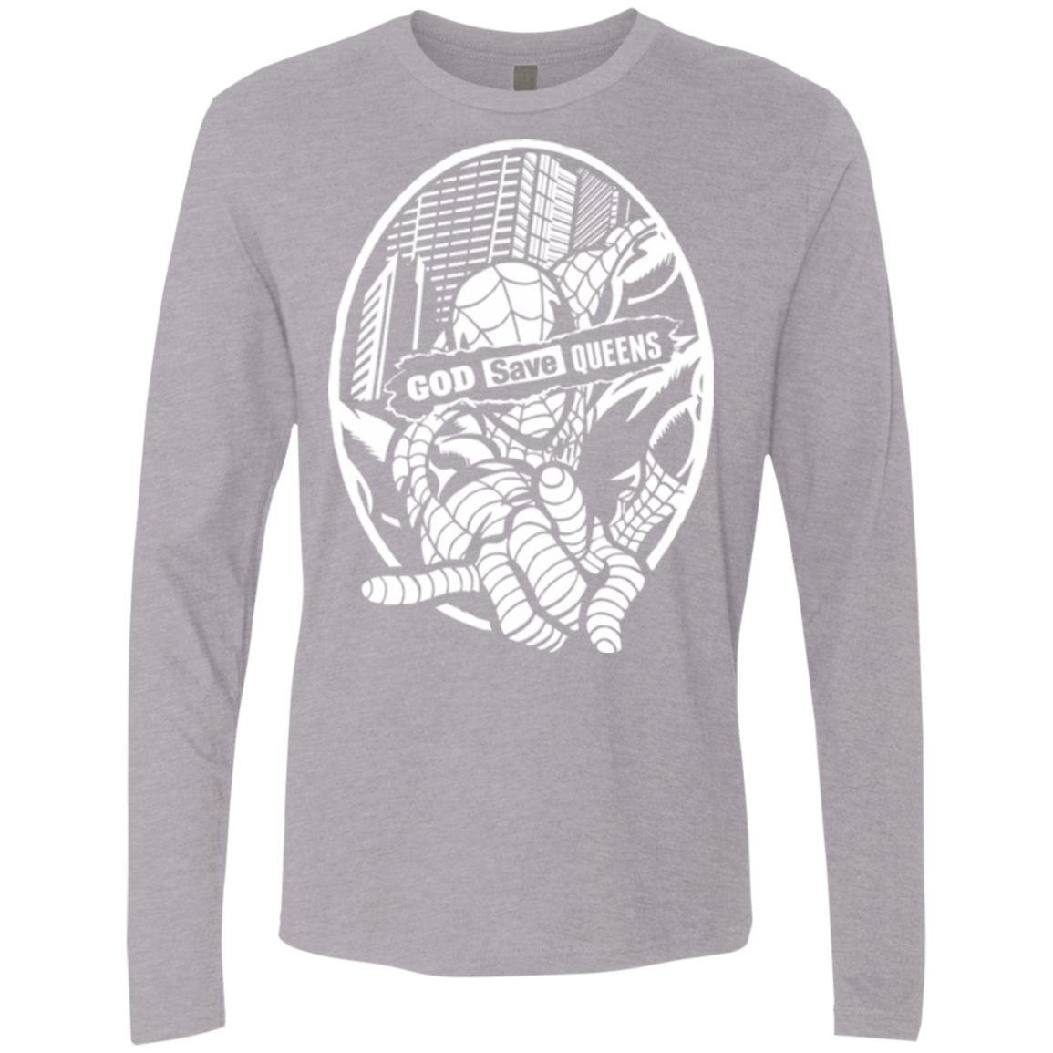 T-Shirts Heather Grey / Small GOD SAVE QUEENS Men's Premium Long Sleeve
