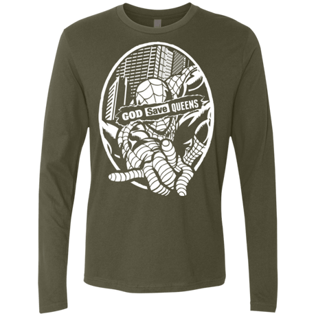 T-Shirts Military Green / Small GOD SAVE QUEENS Men's Premium Long Sleeve