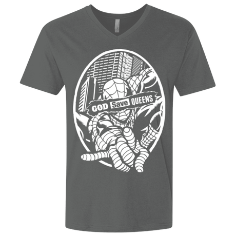 T-Shirts Heavy Metal / X-Small GOD SAVE QUEENS Men's Premium V-Neck