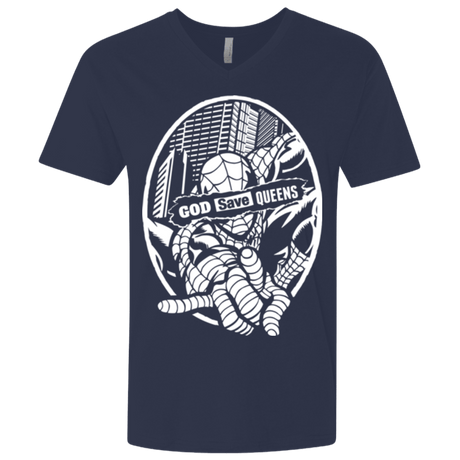 T-Shirts Midnight Navy / X-Small GOD SAVE QUEENS Men's Premium V-Neck