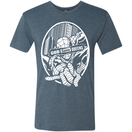 T-Shirts Indigo / Small GOD SAVE QUEENS Men's Triblend T-Shirt