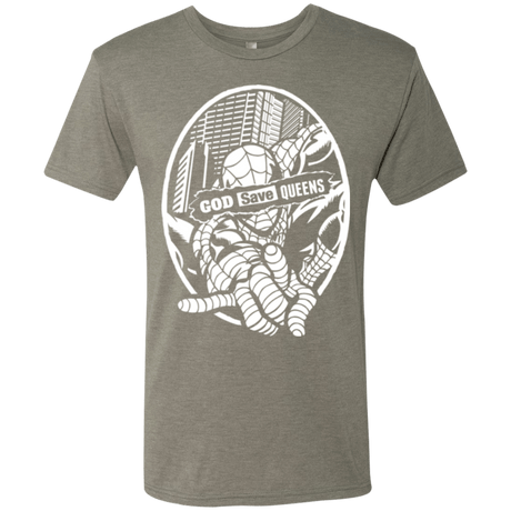T-Shirts Venetian Grey / Small GOD SAVE QUEENS Men's Triblend T-Shirt
