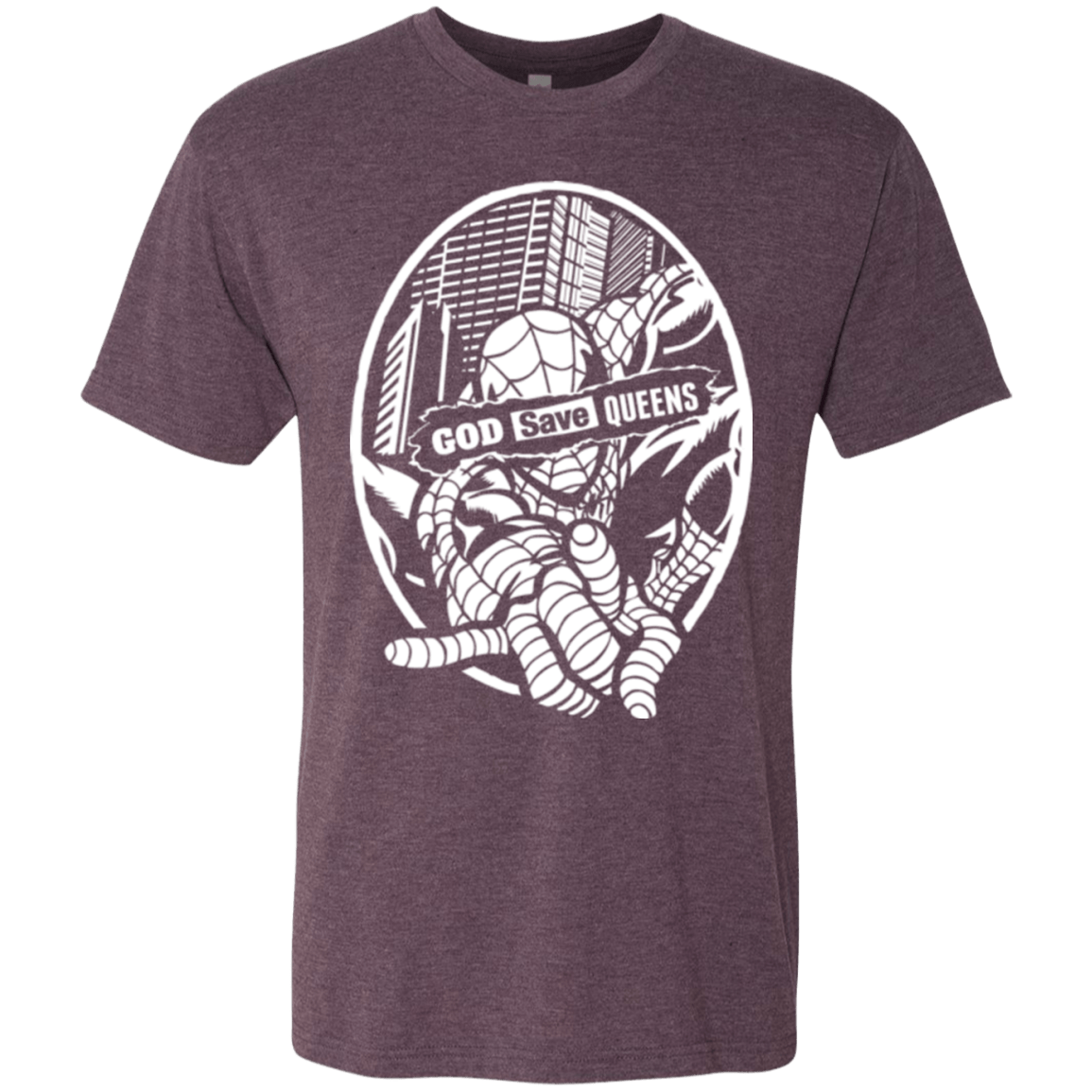 T-Shirts Vintage Purple / Small GOD SAVE QUEENS Men's Triblend T-Shirt