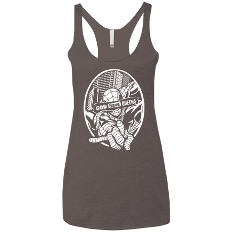 T-Shirts Macchiato / X-Small GOD SAVE QUEENS Women's Triblend Racerback Tank