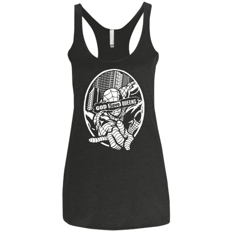 T-Shirts Vintage Black / X-Small GOD SAVE QUEENS Women's Triblend Racerback Tank