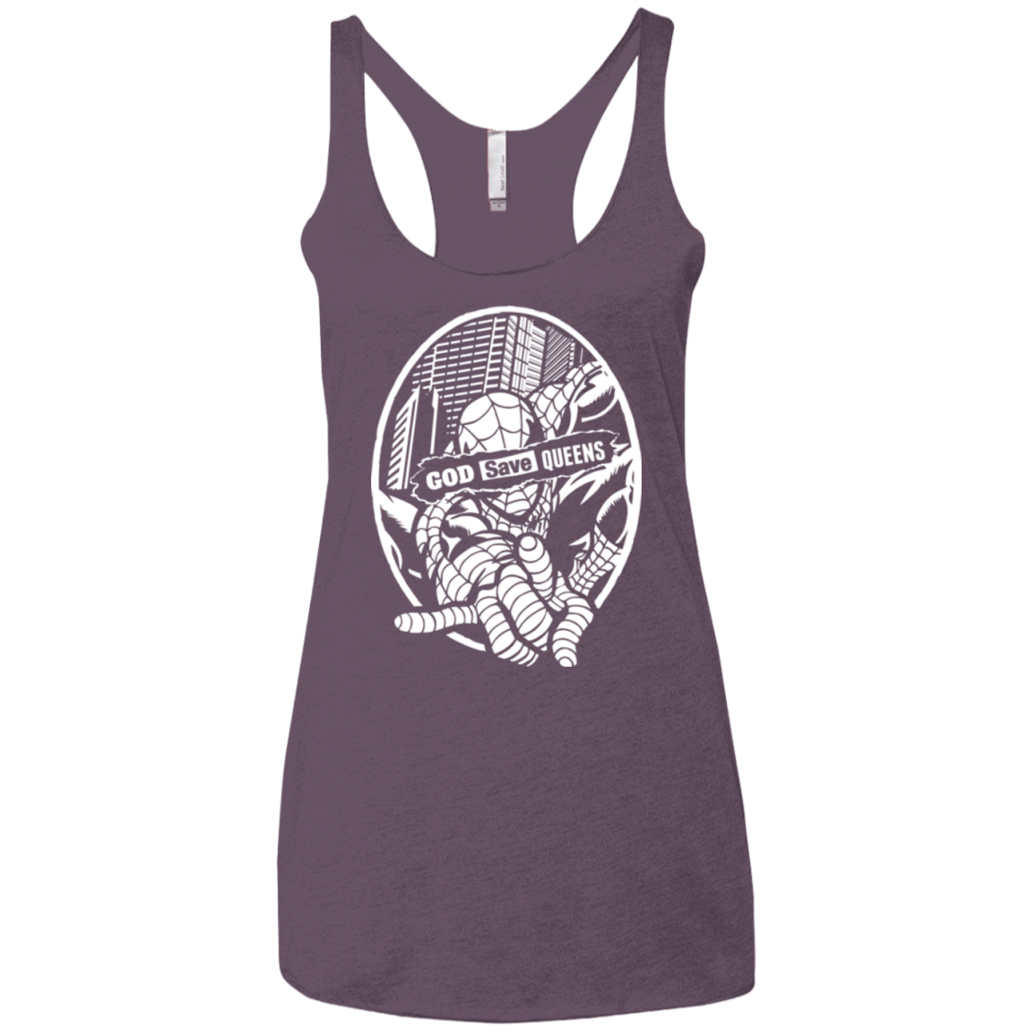 T-Shirts Vintage Purple / X-Small GOD SAVE QUEENS Women's Triblend Racerback Tank