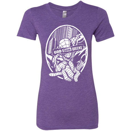 T-Shirts Purple Rush / Small GOD SAVE QUEENS Women's Triblend T-Shirt