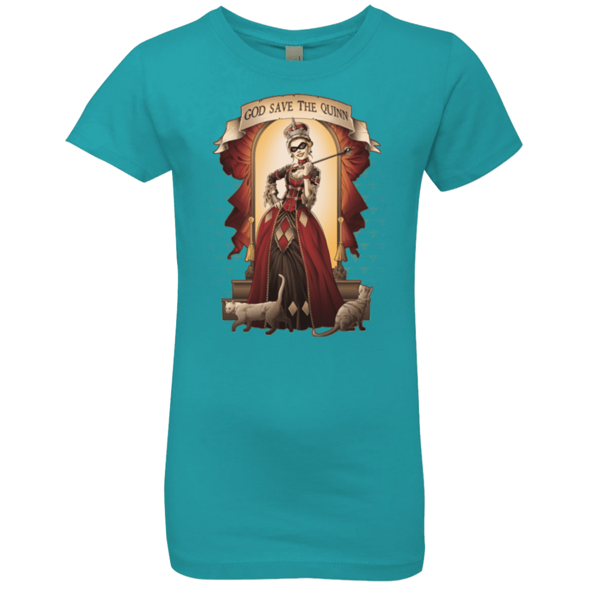 T-Shirts Tahiti Blue / YXS God Save The Quinn Girls Premium T-Shirt