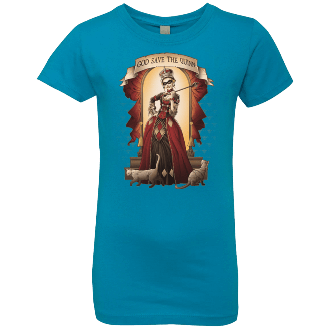 T-Shirts Turquoise / YXS God Save The Quinn Girls Premium T-Shirt