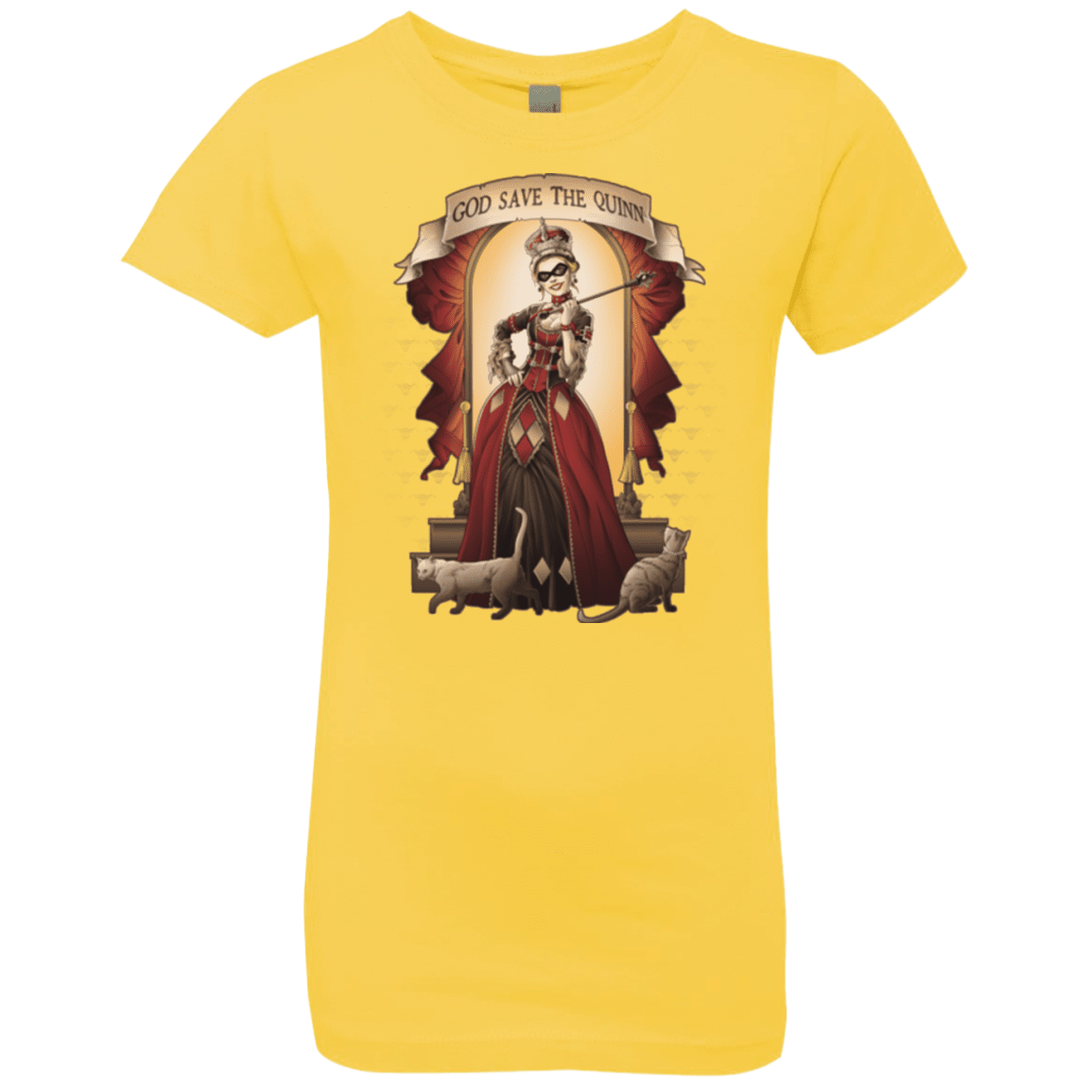 T-Shirts Vibrant Yellow / YXS God Save The Quinn Girls Premium T-Shirt