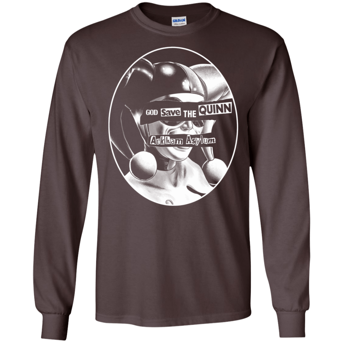 T-Shirts Dark Chocolate / S God Save The Quinn Men's Long Sleeve T-Shirt