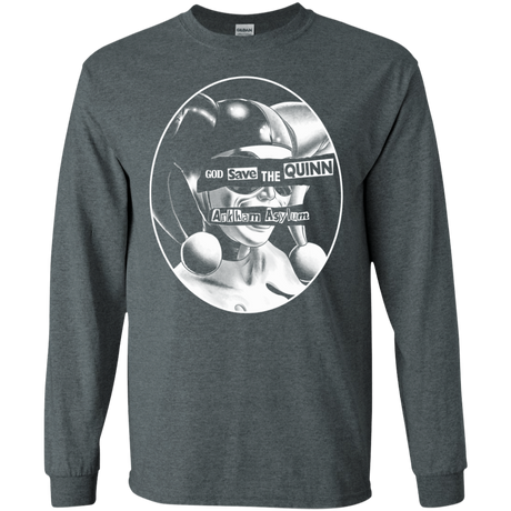 T-Shirts Dark Heather / S God Save The Quinn Men's Long Sleeve T-Shirt