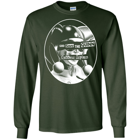 T-Shirts Forest Green / S God Save The Quinn Men's Long Sleeve T-Shirt