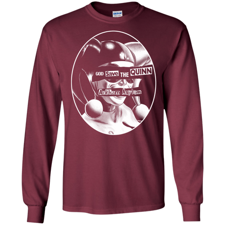 T-Shirts Maroon / S God Save The Quinn Men's Long Sleeve T-Shirt