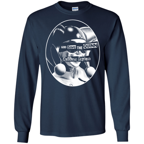 T-Shirts Navy / S God Save The Quinn Men's Long Sleeve T-Shirt