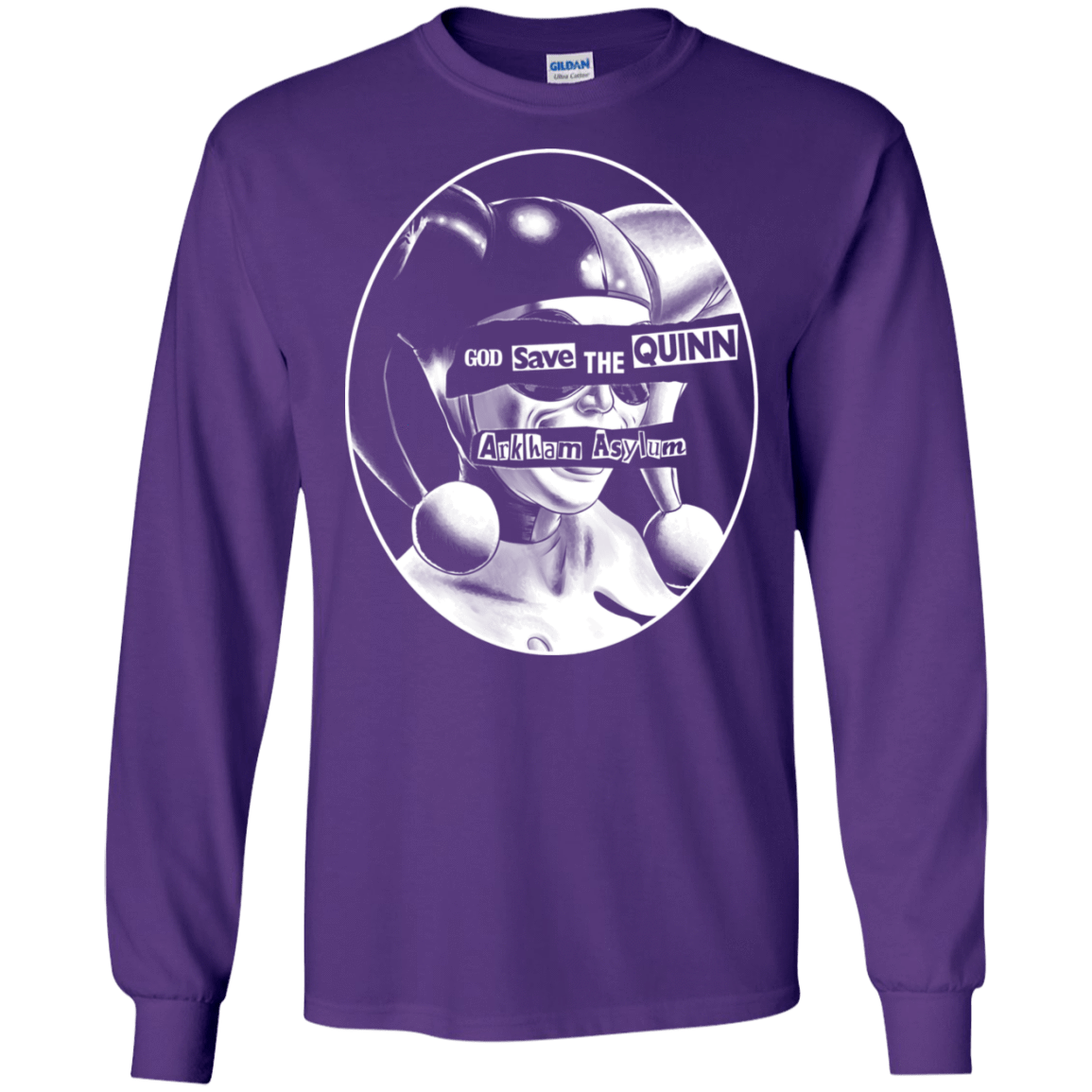 T-Shirts Purple / S God Save The Quinn Men's Long Sleeve T-Shirt