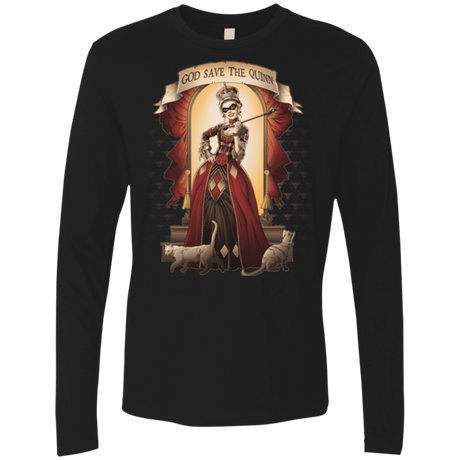 T-Shirts Black / Small God Save The Quinn Men's Premium Long Sleeve