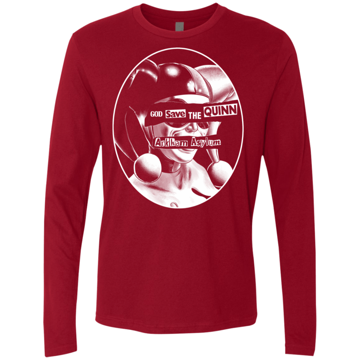 T-Shirts Cardinal / S God Save The Quinn Men's Premium Long Sleeve