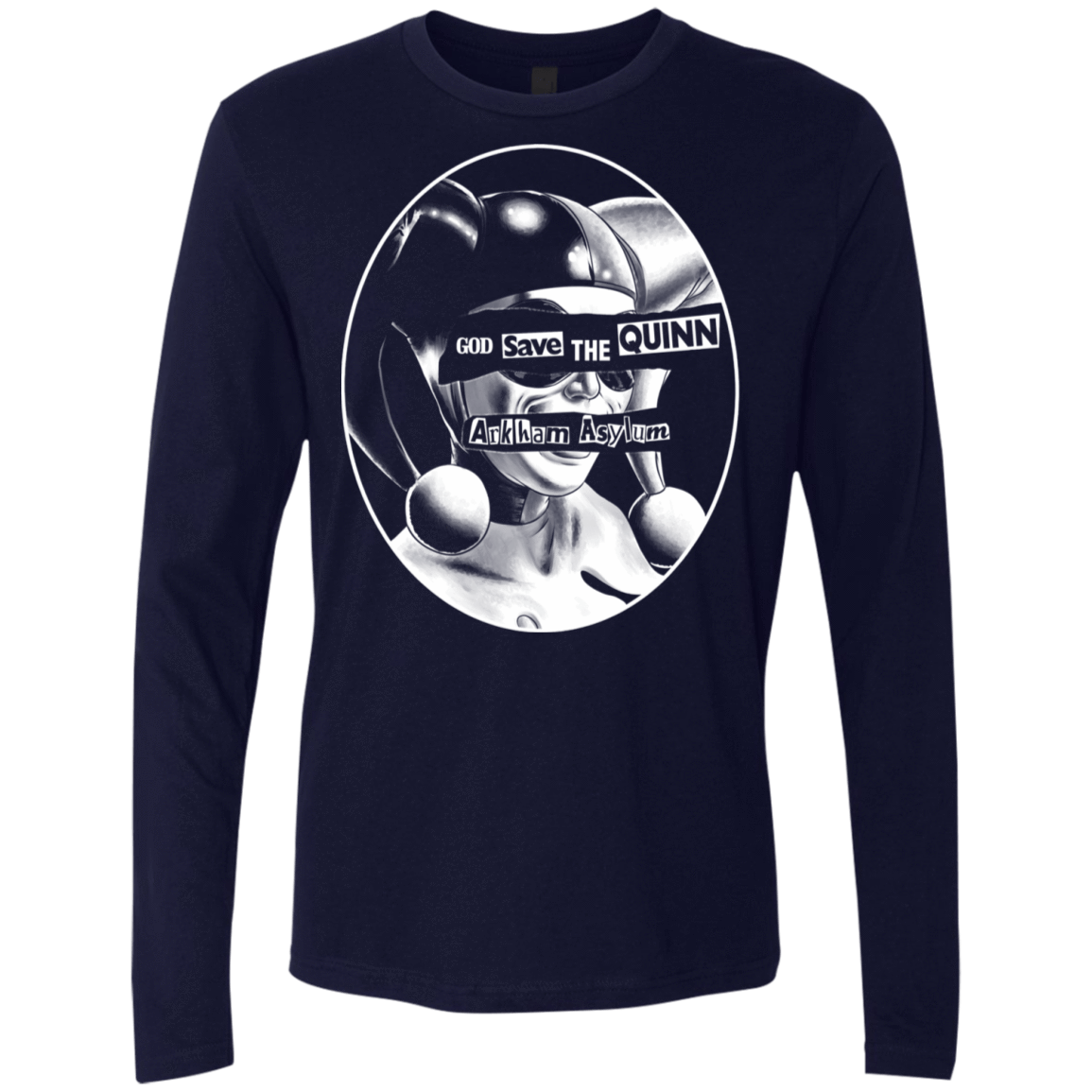 T-Shirts Midnight Navy / S God Save The Quinn Men's Premium Long Sleeve