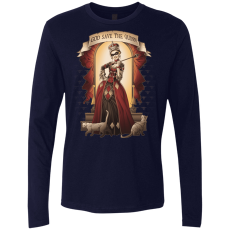 T-Shirts Midnight Navy / Small God Save The Quinn Men's Premium Long Sleeve
