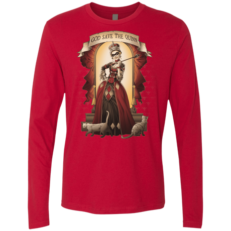T-Shirts Red / Small God Save The Quinn Men's Premium Long Sleeve