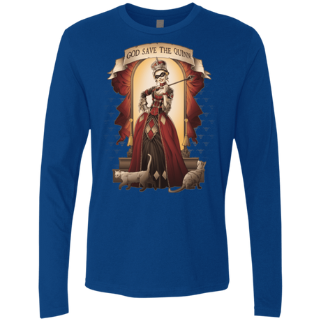 T-Shirts Royal / Small God Save The Quinn Men's Premium Long Sleeve