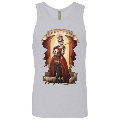 T-Shirts Heather Grey / Small God Save The Quinn Men's Premium Tank Top